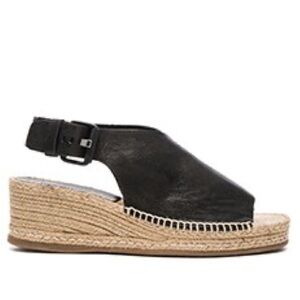 Rag & Bone Sienna Espadrille Sandal in Black Size: 36 1/2 EU/ 6.5 US